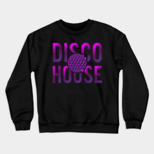 Disco House Mirror Ball Crewneck Sweatshirt